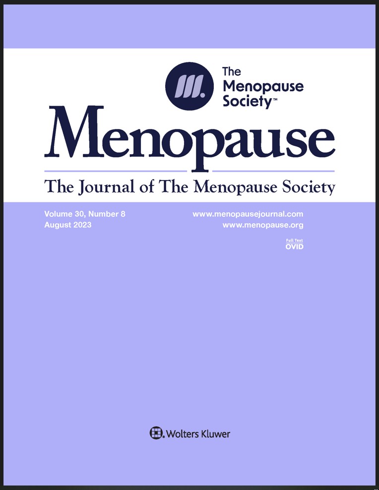 Lavender cover of The Journal of The Menopause Society.